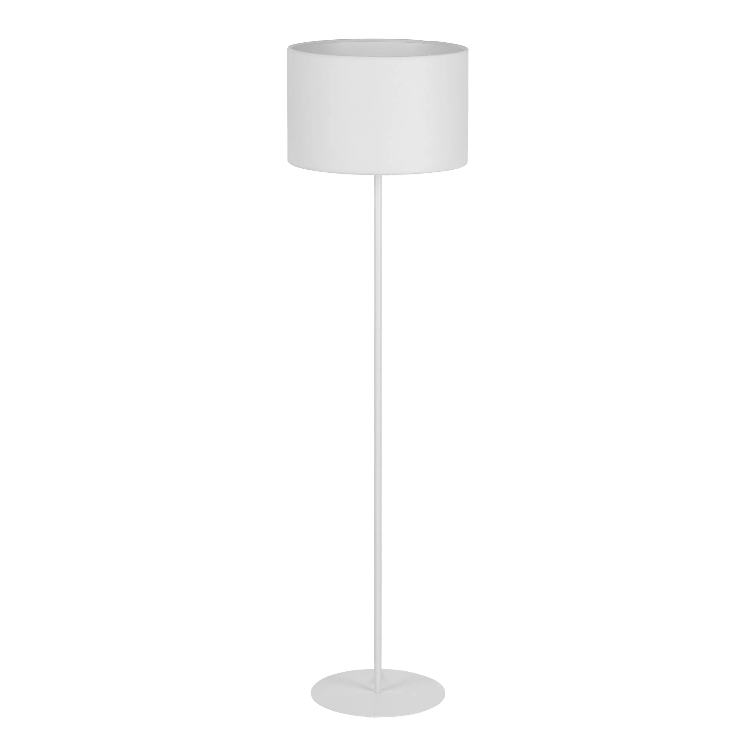 Lampa podłogowa RENO biała na metalowej podstawie 148x38cm - TK_5428