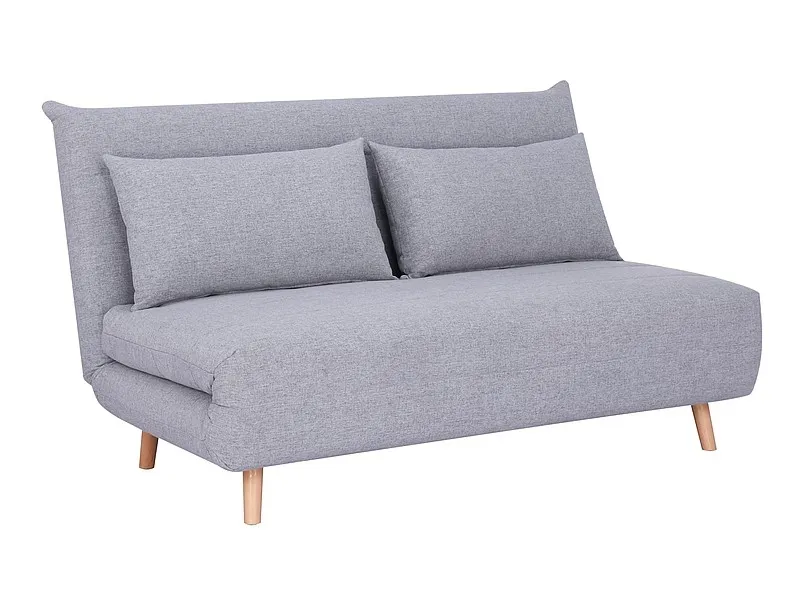 Sofa rozkładana SPIKE II Tap.137 szara buk Signal