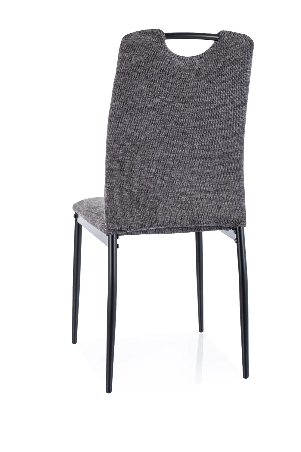 KRZESŁO RIP BREGO CZARNY STELAŻ/ C.SZARY 18 - RIPBRCCSZ