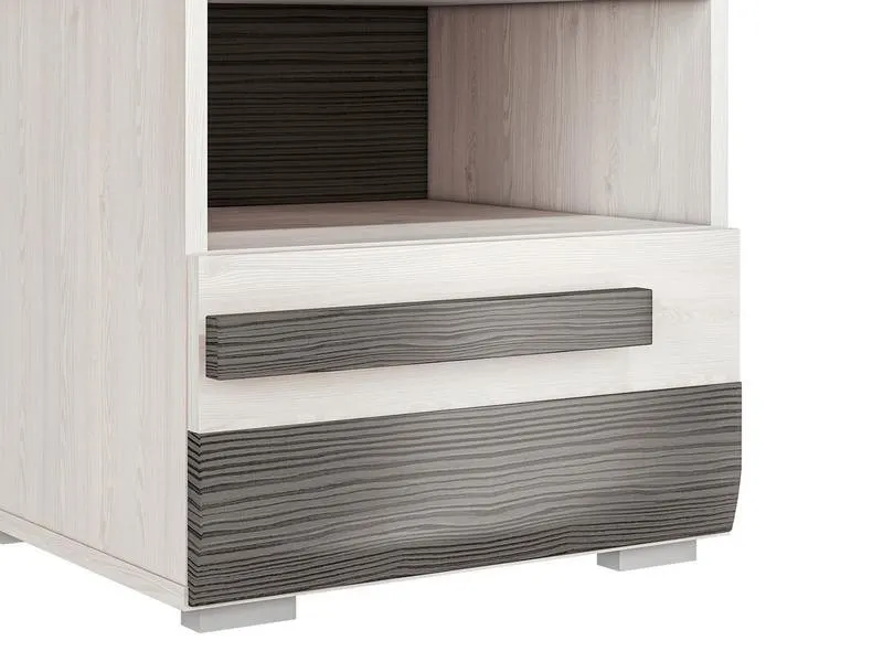 Szafka nocna z szufladą BLANCO 18 sosna śnieżna - 1BLAN18-001