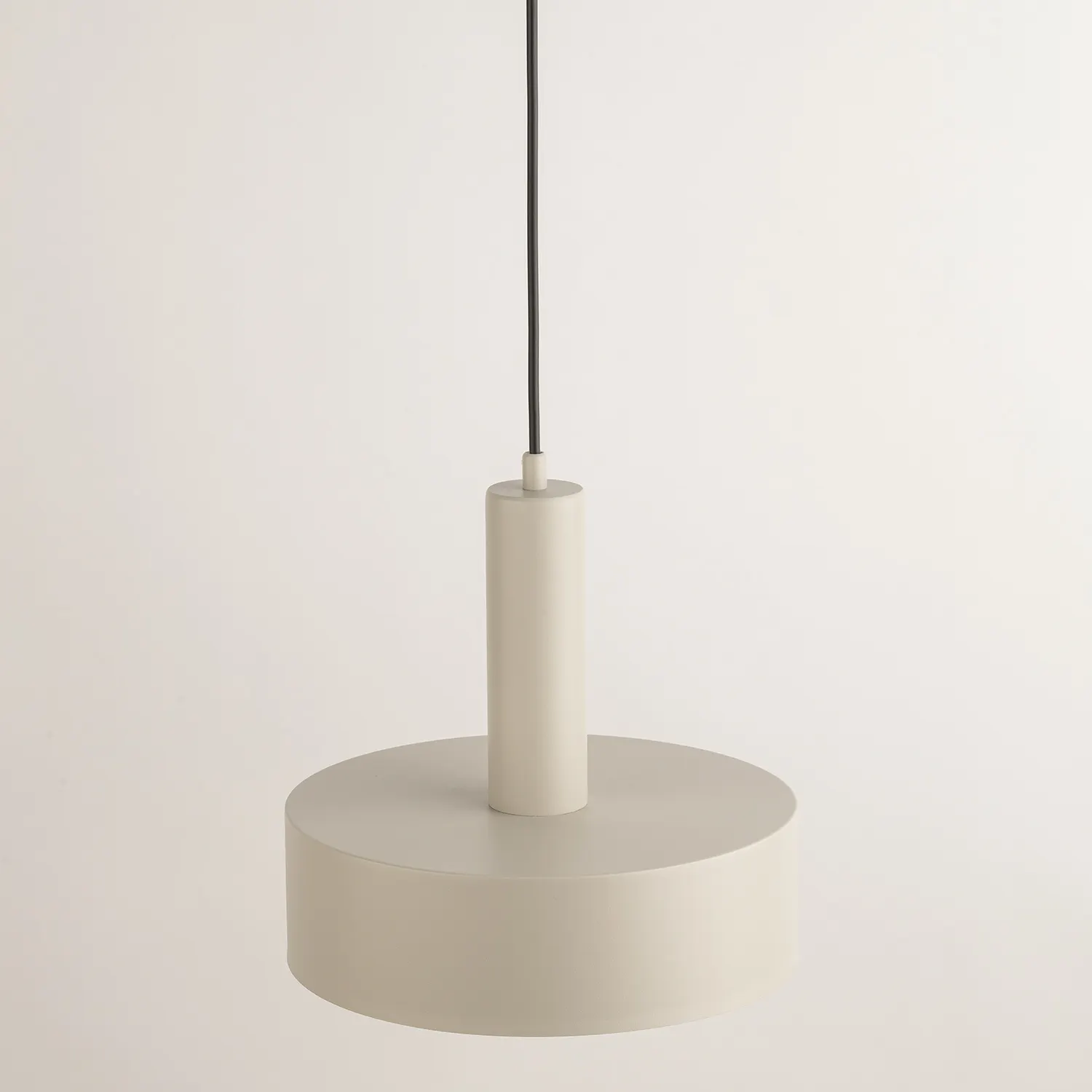 Lampa wisząca VITRUM koło szary beż - SI_40807