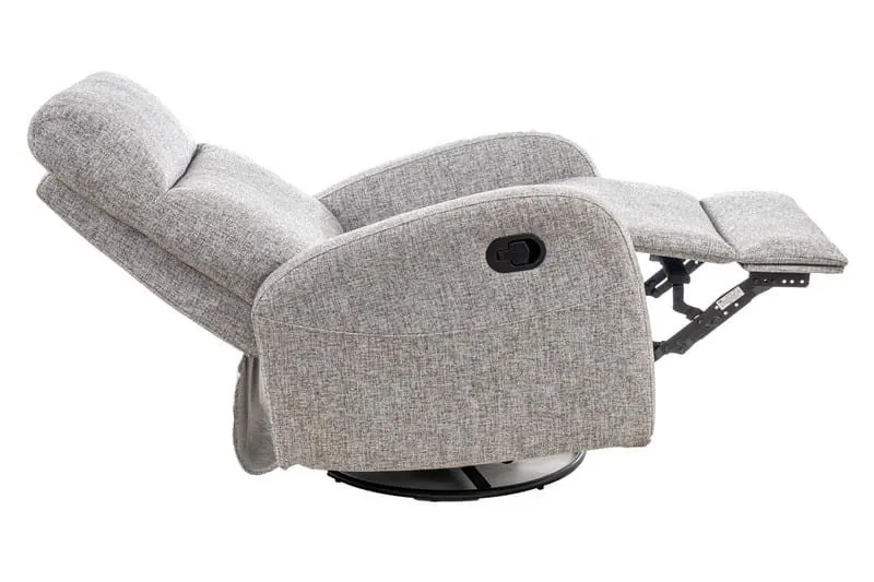 Fotel rozkładany OLIMP funkcja kołyski szaro-beżowy melanżowy - OLIMPSZ