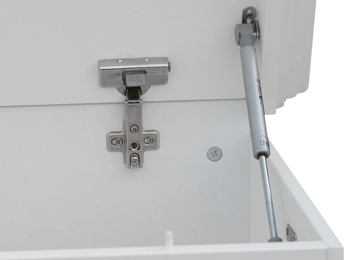 Skrzynia sosnowa BELLUNO ELEGANTE biała - PL038B