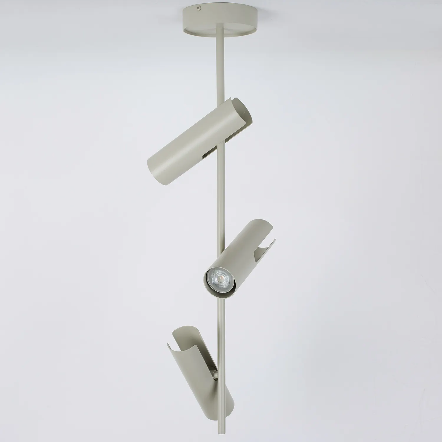 Plafon stalowy LEDA 3 szary beż - SI_41153