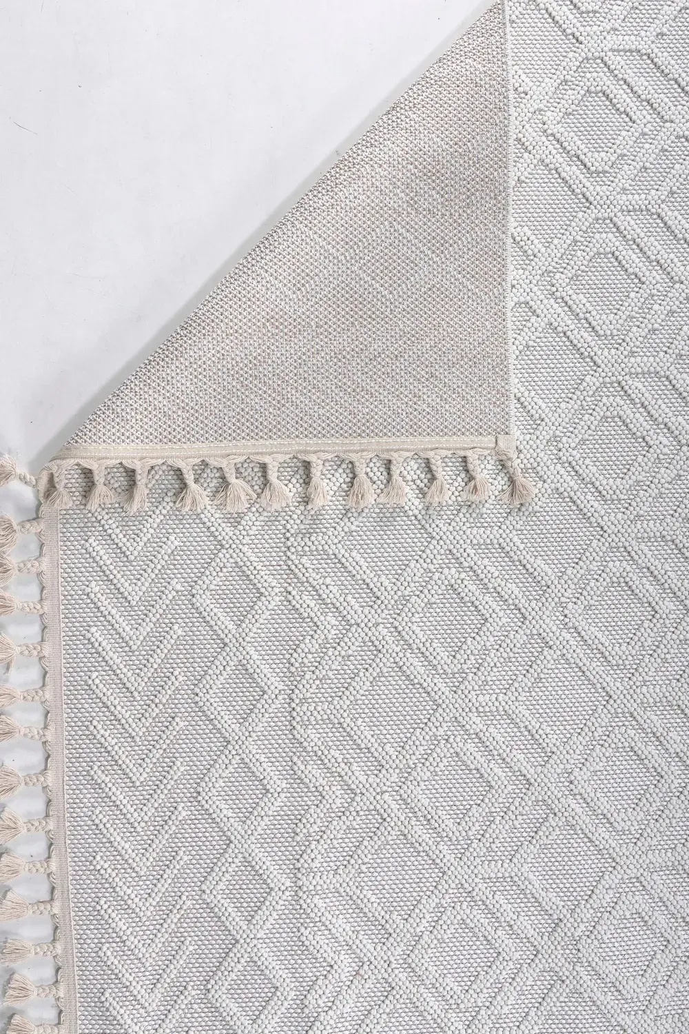Dywan 160 x 230 POLKA biały