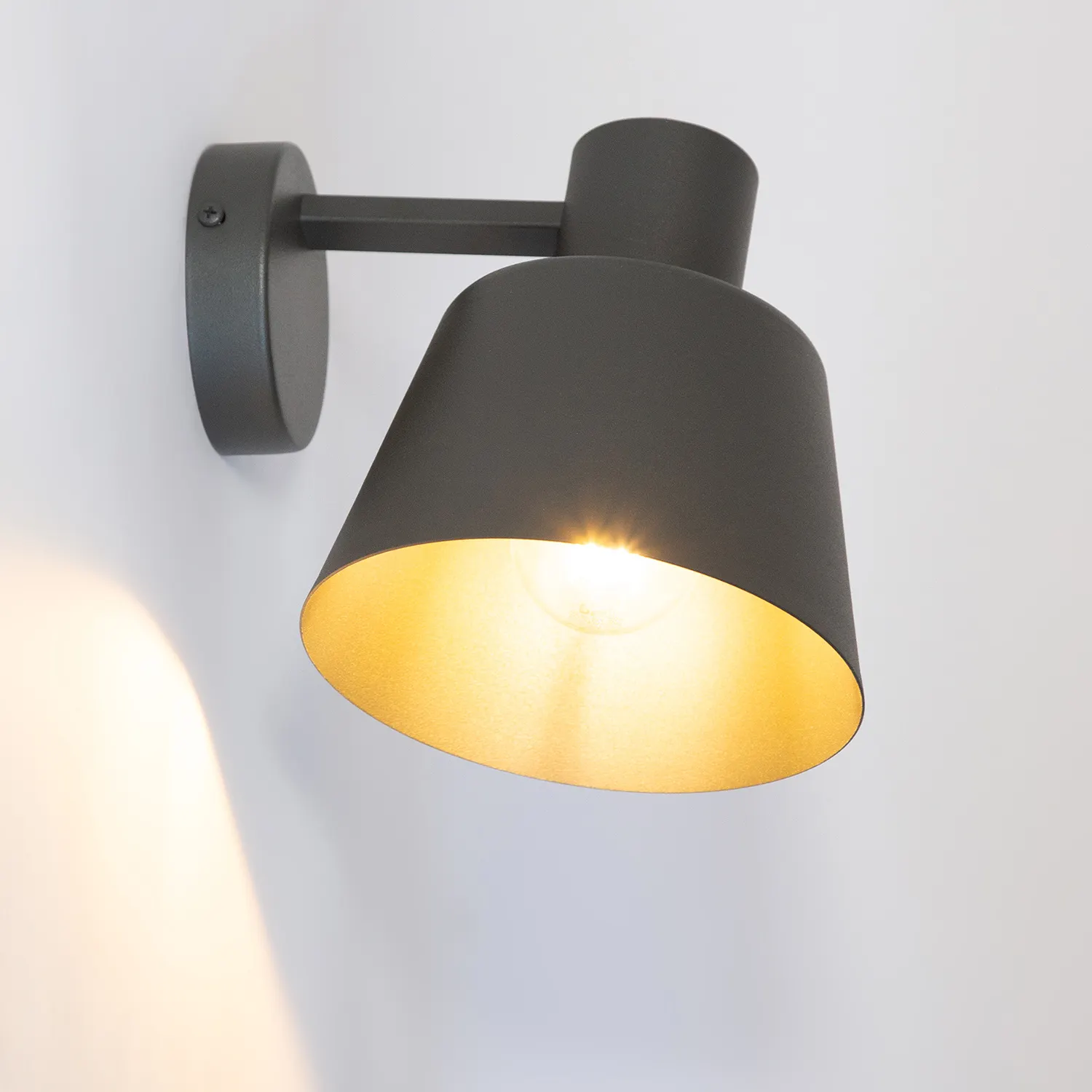 Kinkiet stalowy DUNKA ciemna oliwka - SI_41140