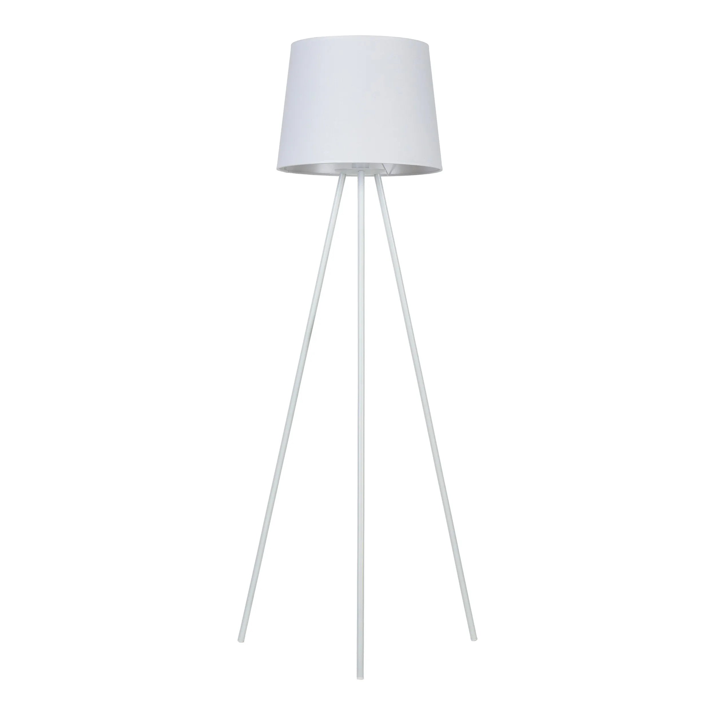 Lampa podłogowa ISEO biała na metalowych nogach