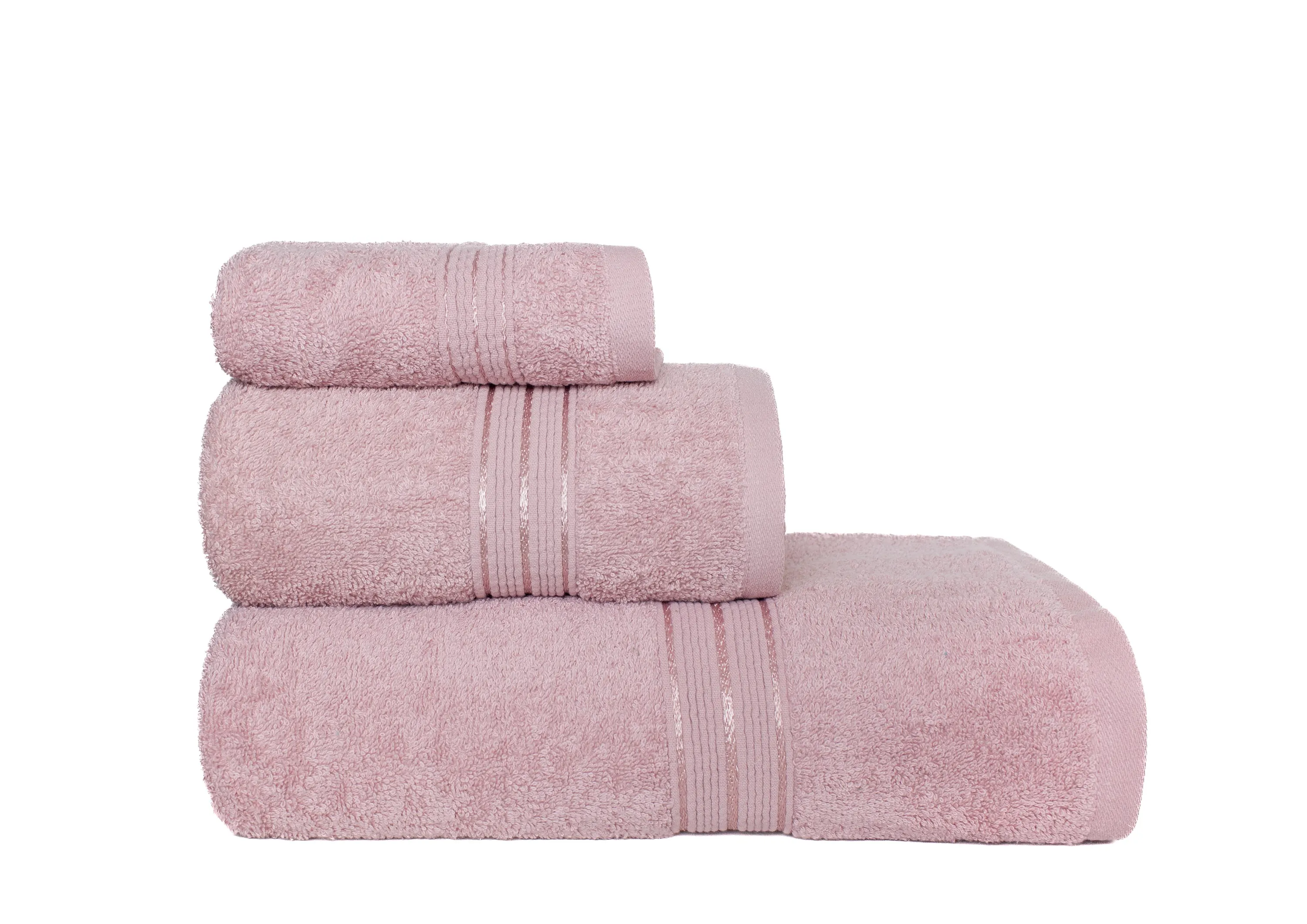 Ręcznik frotte RONDO 30x50 gramatura 500 różowy - FARO_25917