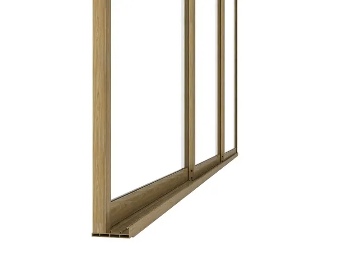 Drzwi przesuwne szklane LUXE 370x218cm do 4m drewno v2 - MI_5905610251604