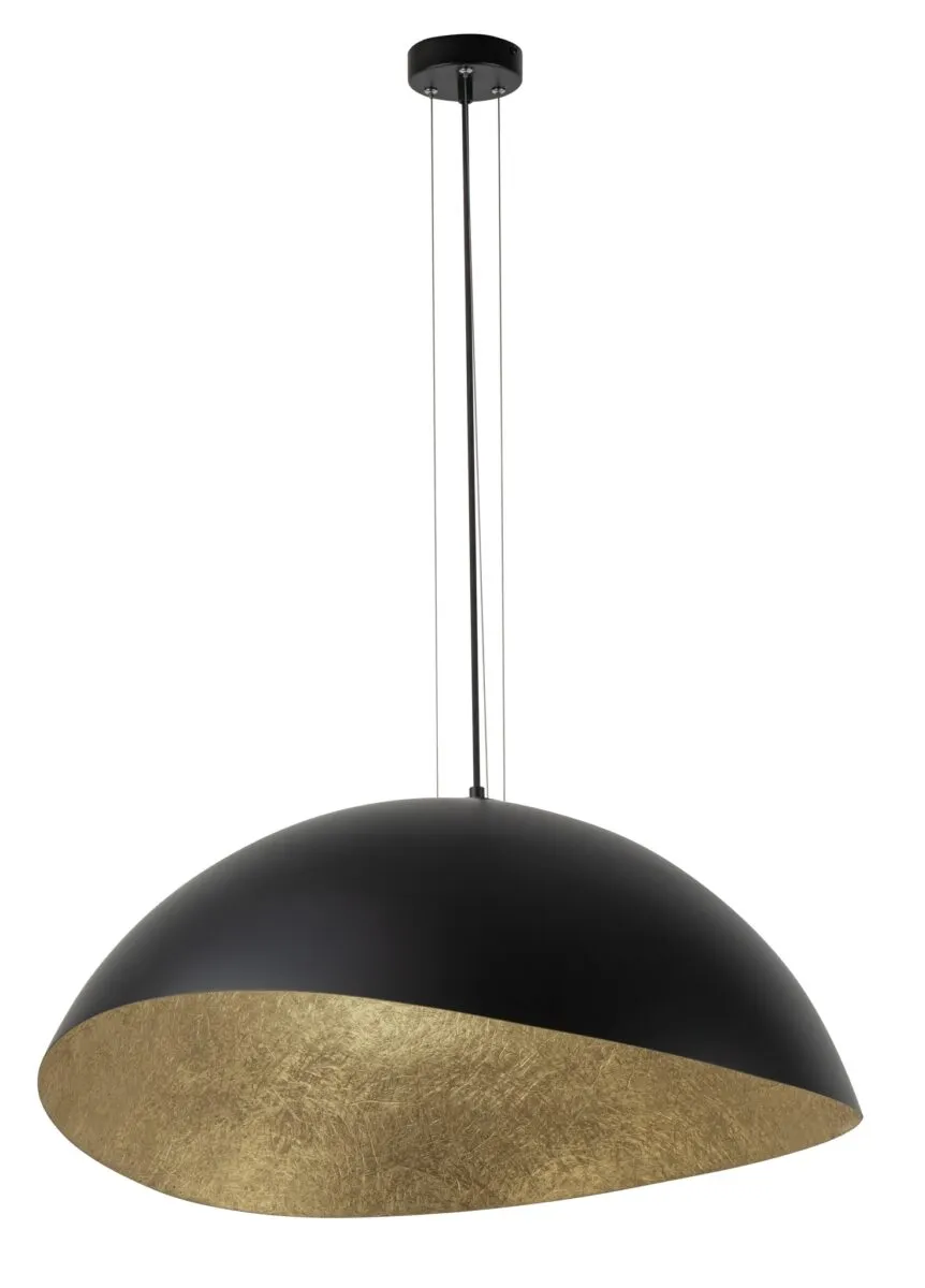 Lampa wisząca SOLARIS XL czarno-złota