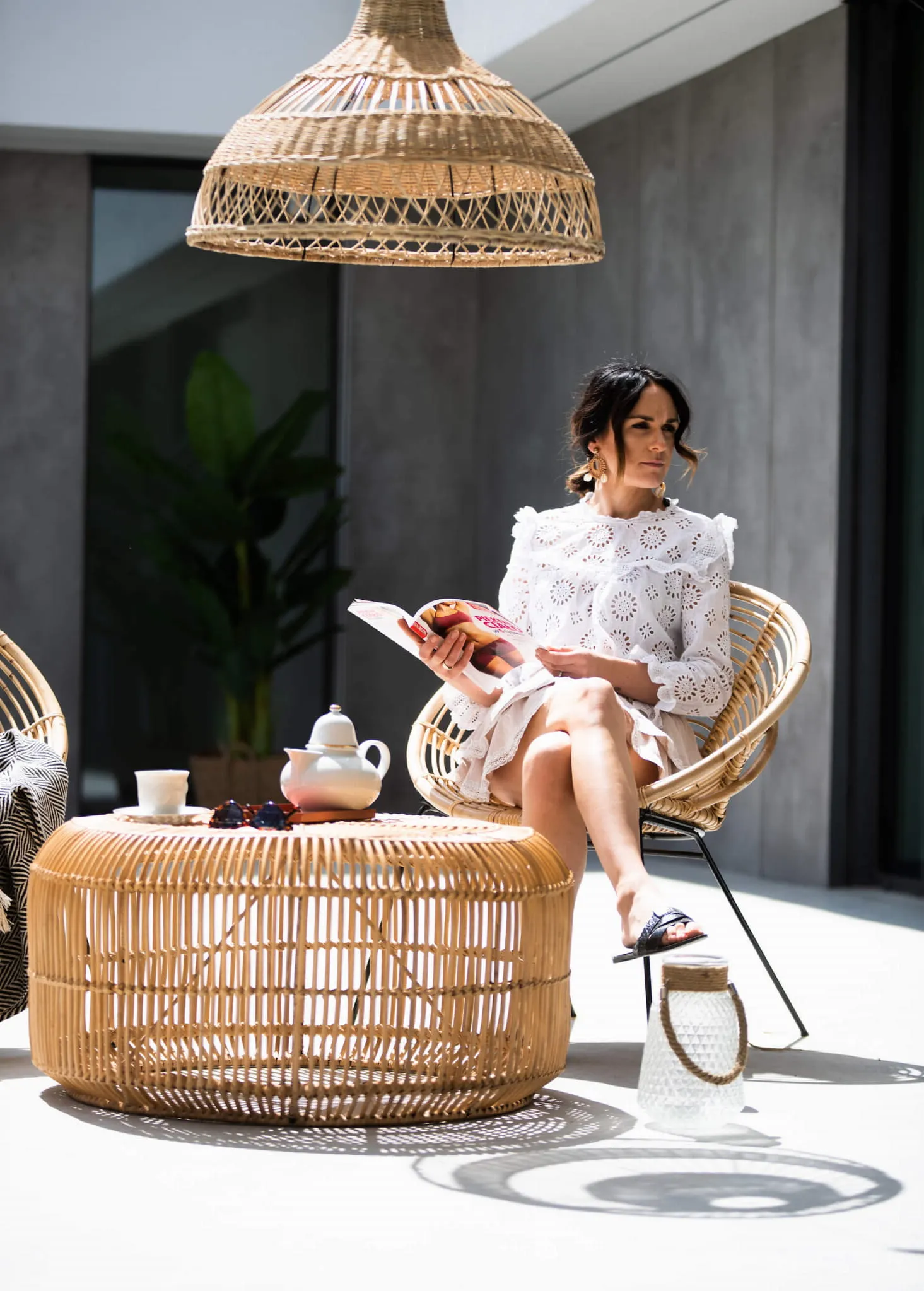 STOLIK RATTANOWY FITO M Naturalny - MMRT001M