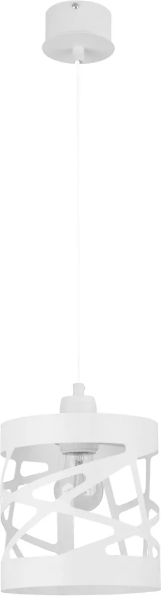 Lampa wisząca ażurowa MODUŁ FREZ S biała