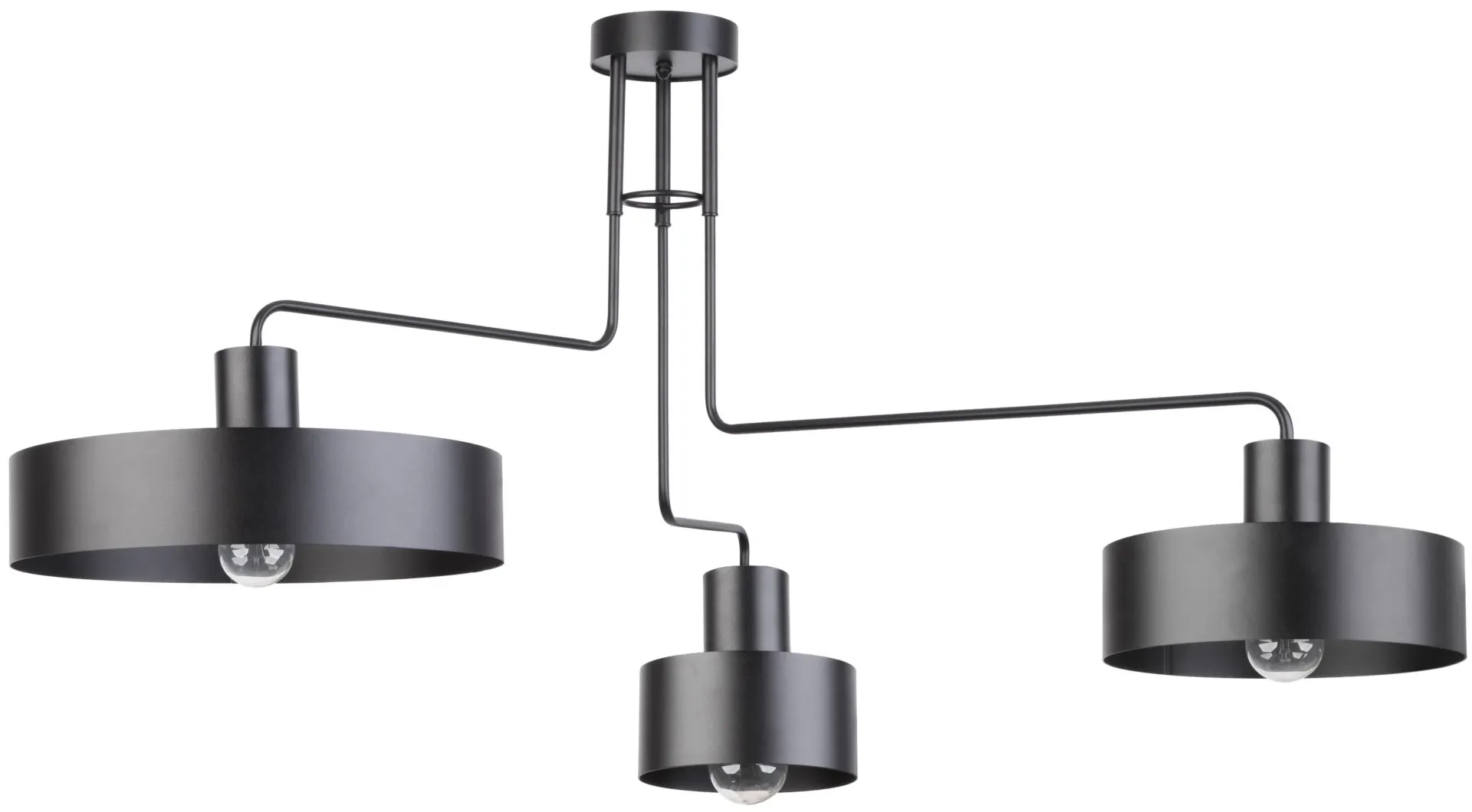 Lampa sufitowa VASCO 3 czarna