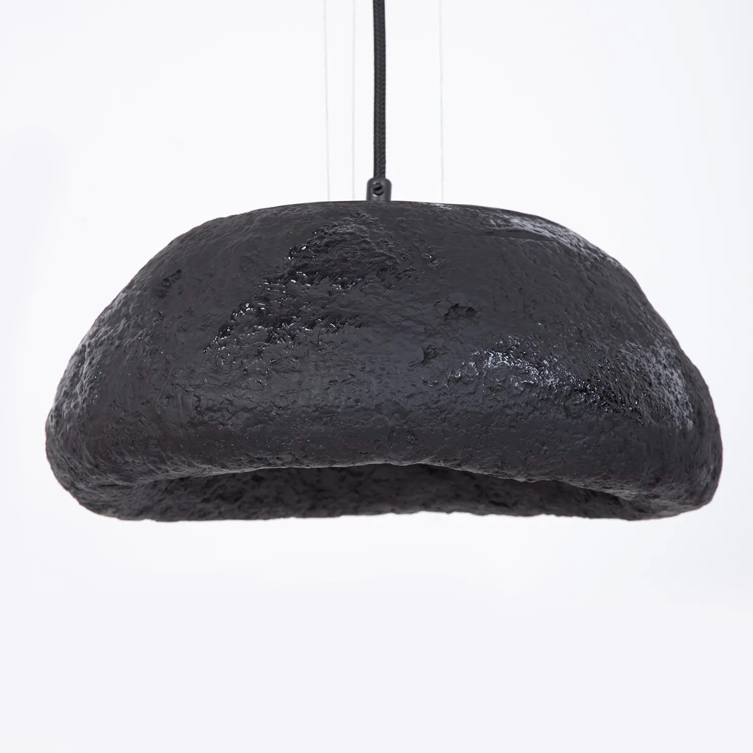 Lampa wisząca SYNTIA S 1 ceramiczny klosz czarna - SI_41429