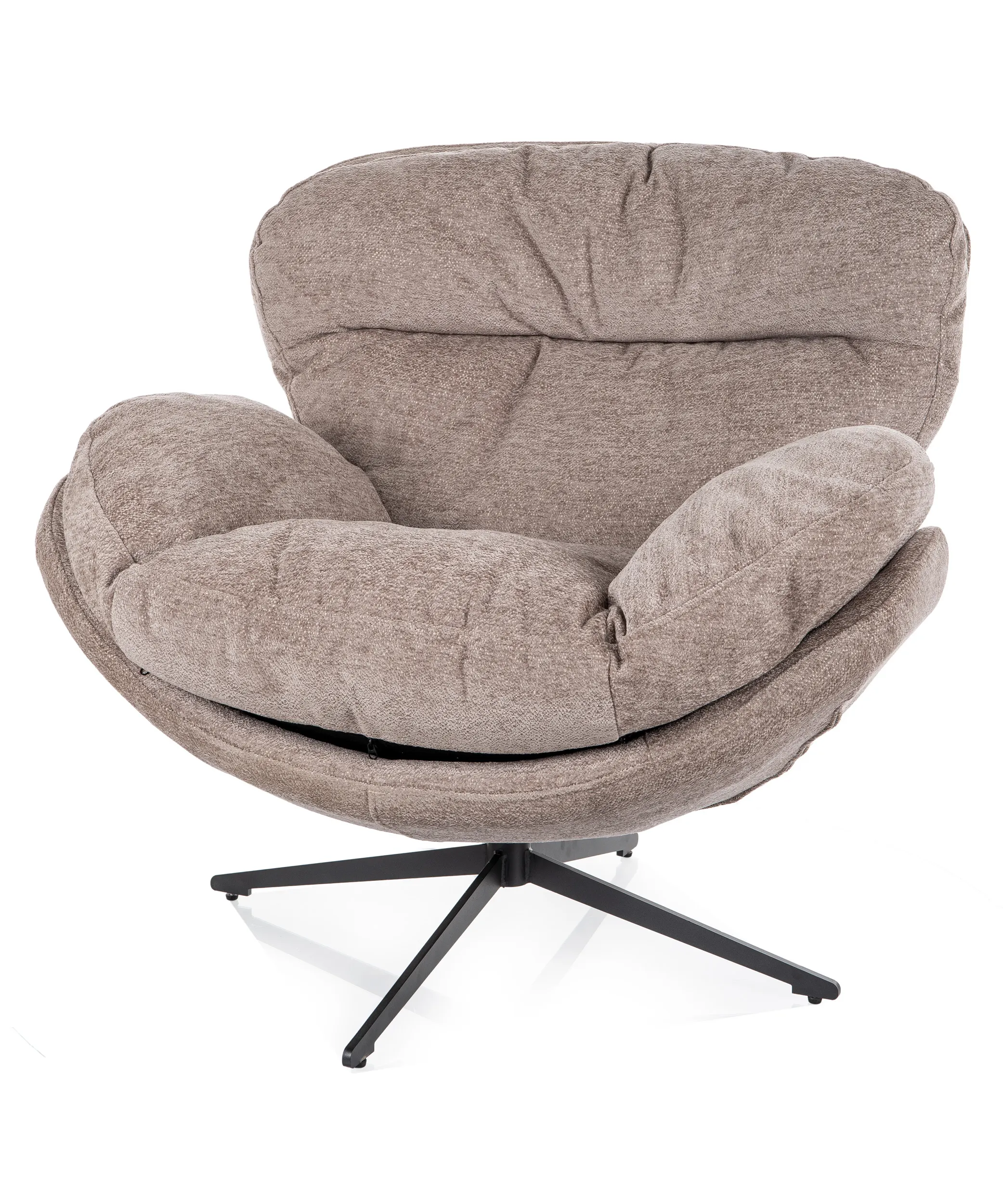 Fotel obrotowy FLORENCE RAVEN ciemnobeżowy/czarne nogi Fotel obrotowy FLORENCE RAVEN ciemnobeżowy/czarne nogi