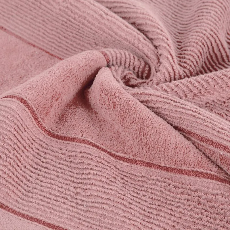 RĘCZNIK EMMA (05) 70 X 140 CM PUDROWY RÓŻ - EU_460094