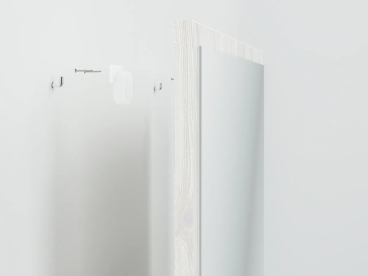 Lustro w ramie 50x65cm HYGA 09 sosna śnieżna 50x65 - 1HYGA09-001