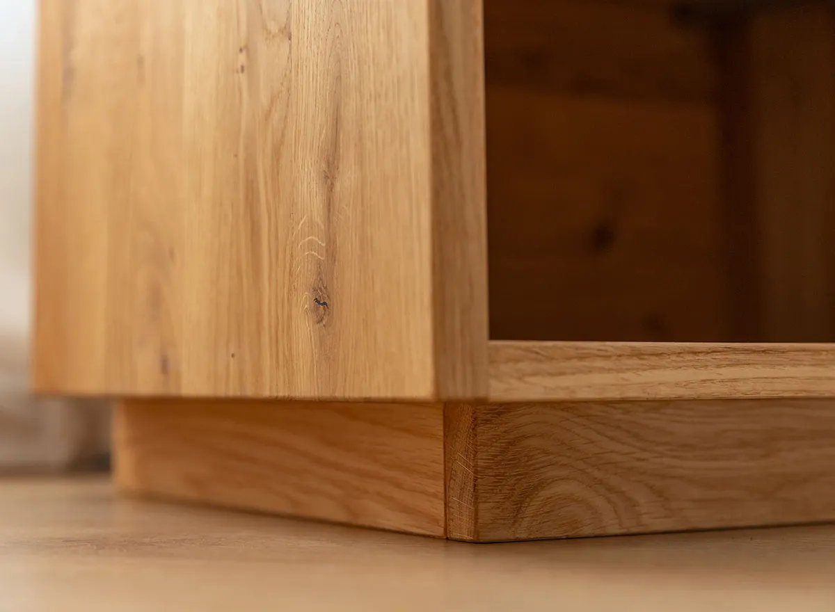 Szafka nocna dębowa z 1 szufladą i półką TOSSA Dębowy Sen dąb olejowany - ZINAK2