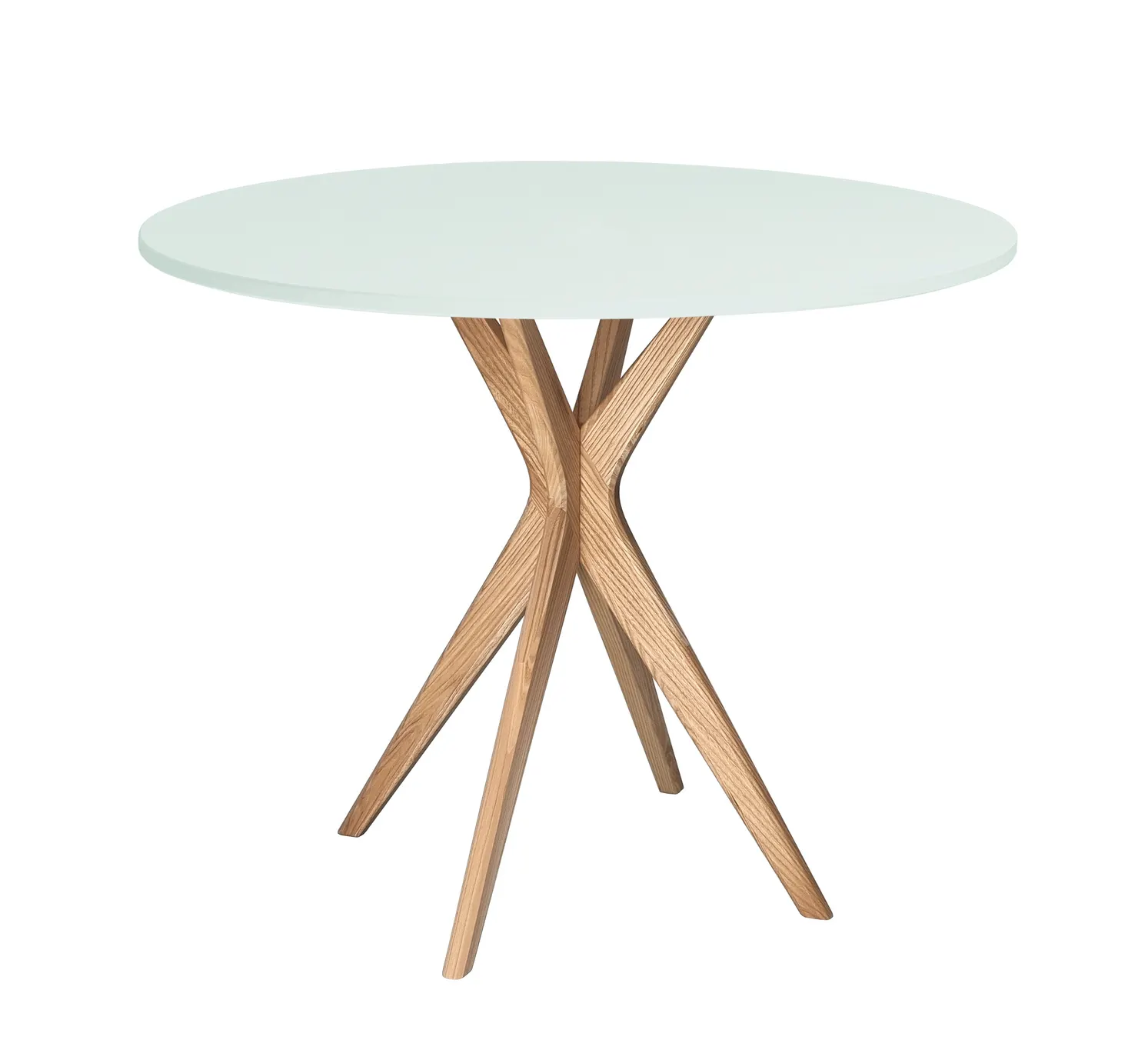 Stół okrągły JUBI śr. 60cm miętowy naturalny Stolik kawowy, Meble, Tabela, Stół do jadalni