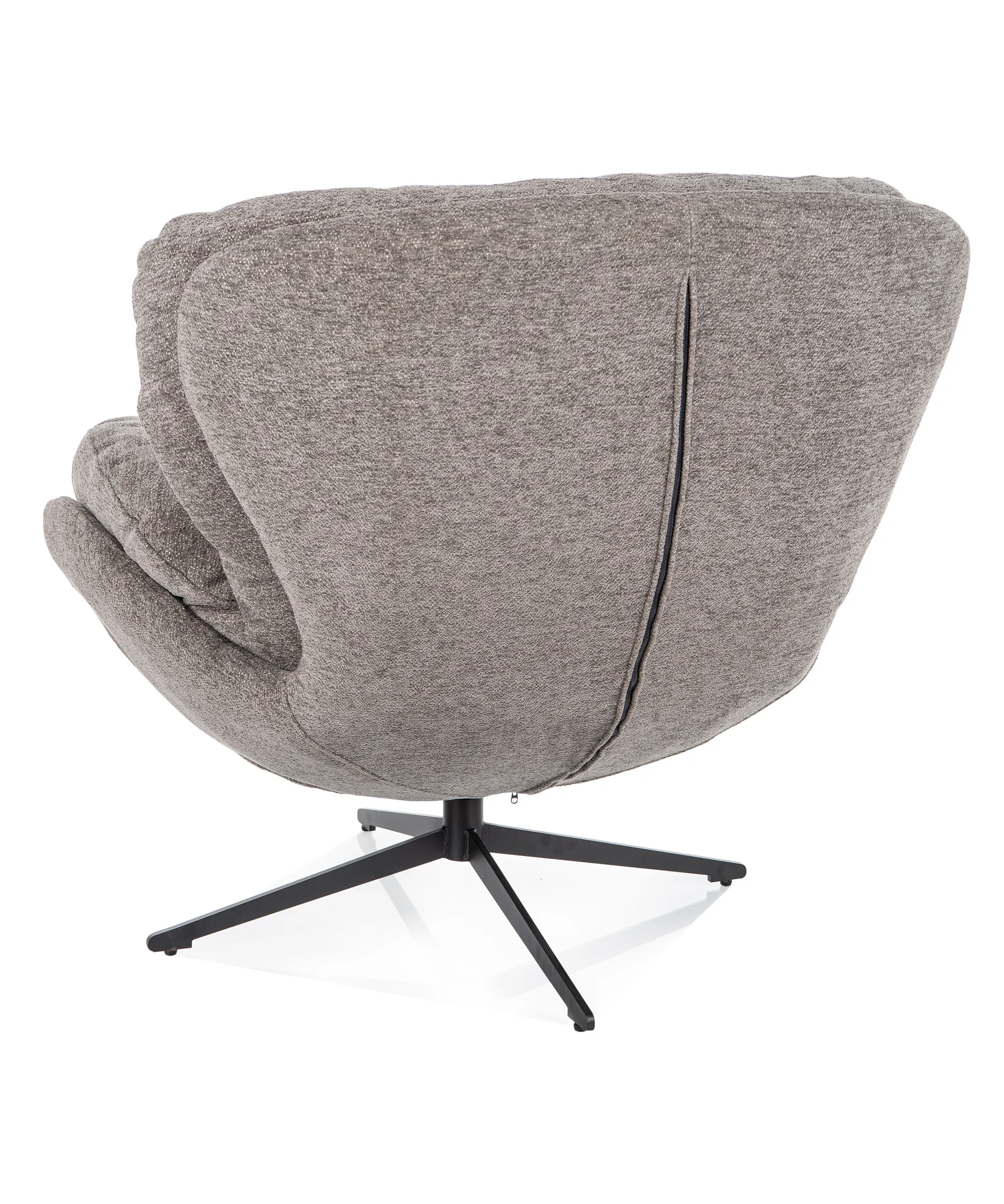 Fotel obrotowy FLORENCE RAVEN szary/czarne nogi - FLORENCERASZ07