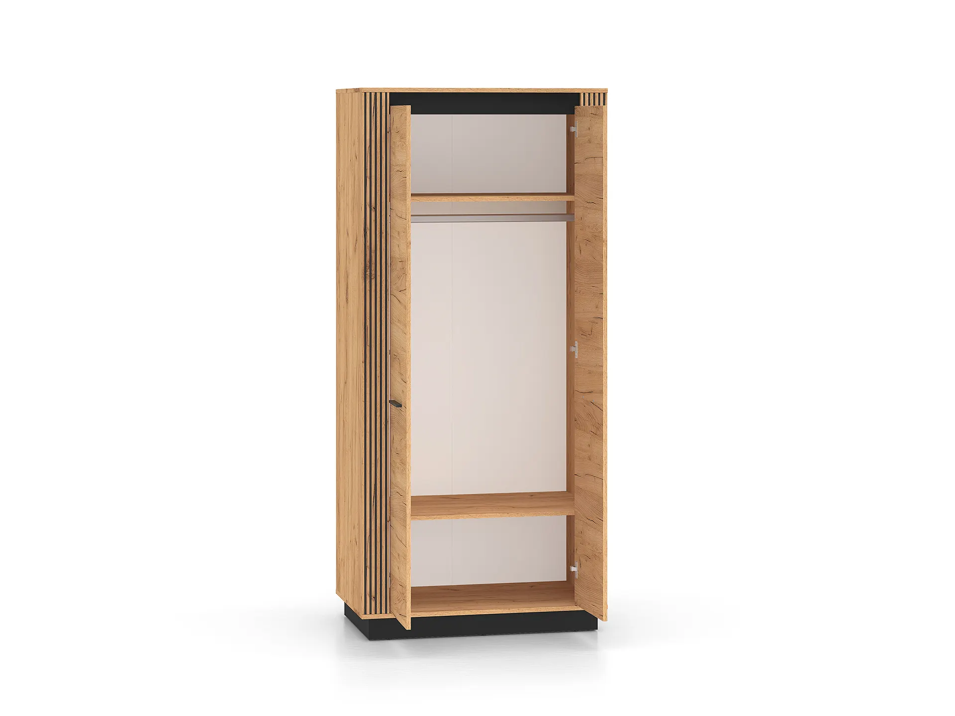 Szafa 2-drzwiowa URSO 03 craft złoty-czarny - 1URSO03-001