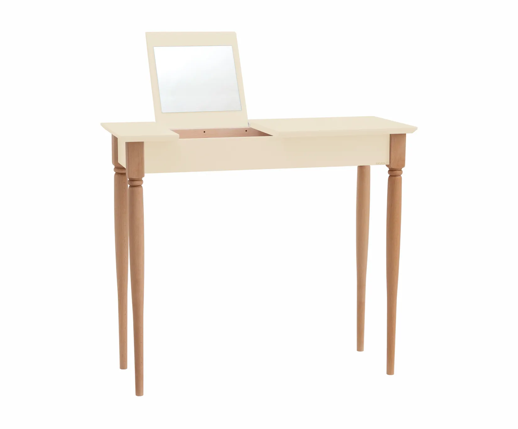 Toaletka z lustrem MAMO - 85x35cm jasnoszary naturalny