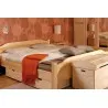 KS106 kufer/skrzynia S68 W45 G44 sosna naturalny DREWMAX — zdjęcie 3