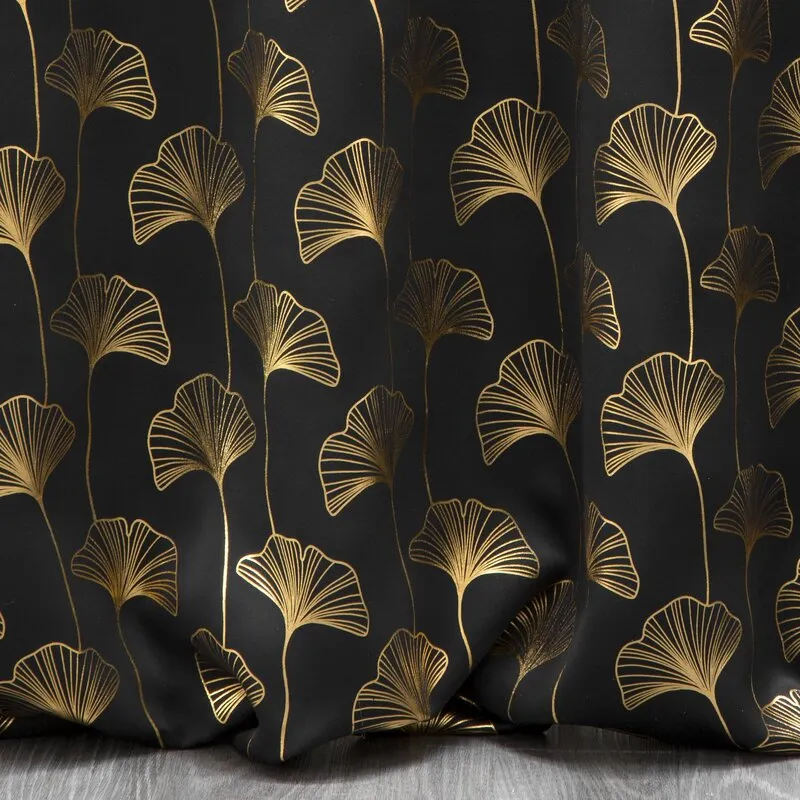 ZASŁONA CLARA 135X250 CM CZARNY - EU_367217