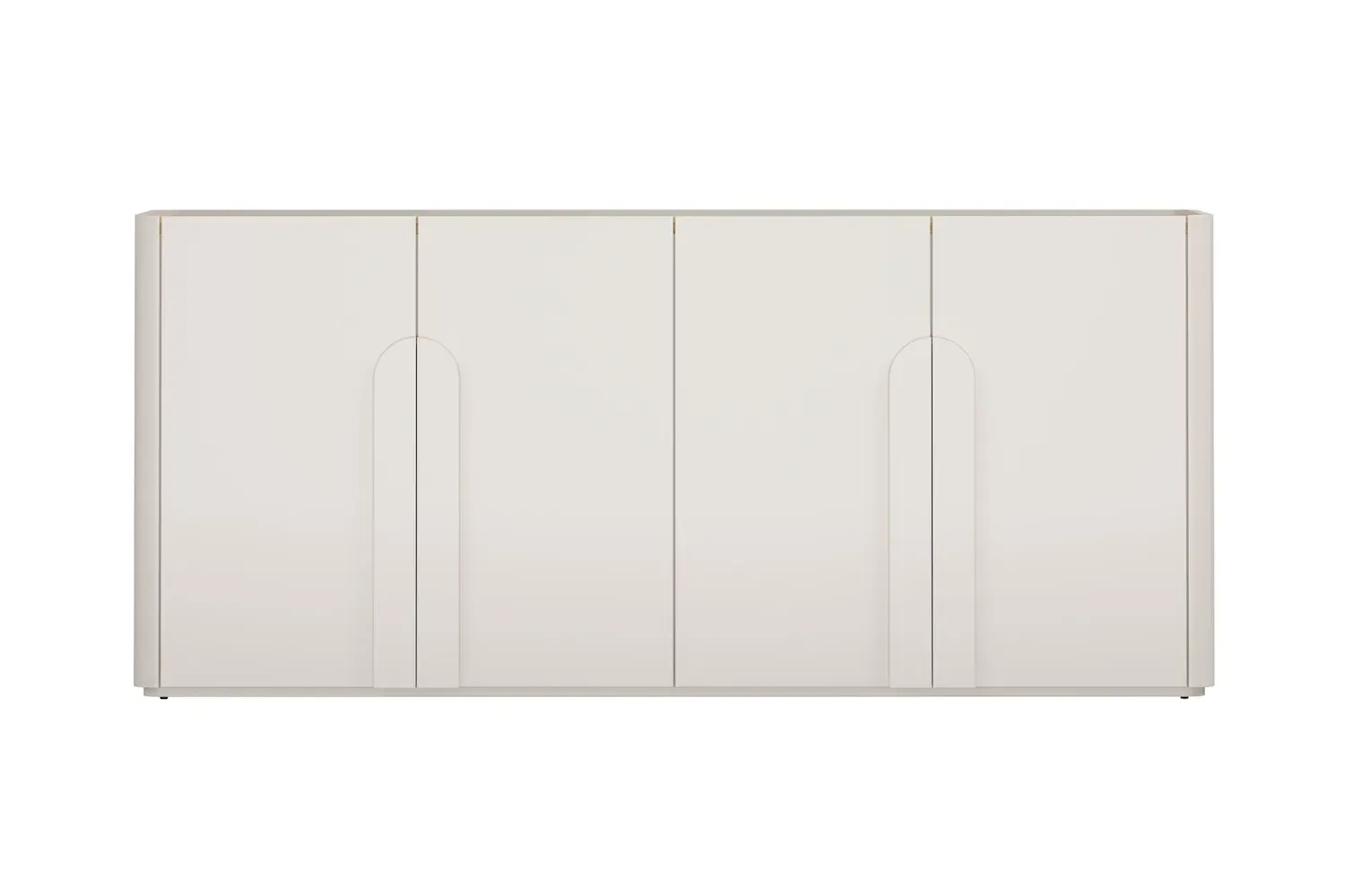 Komoda 4-drzwiowa AMILIO 200 - cashmere dąb olejowany uchwyty cashmere — zdjęcie 2