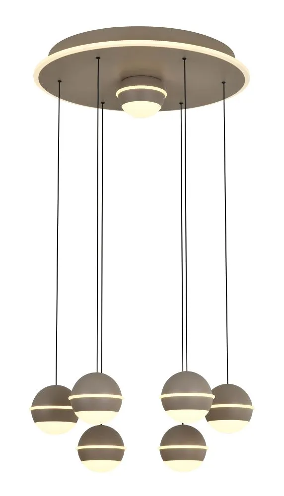 lampa wisząca, kule, wiązana lampa, oświetlenie sufitowe, minimalistyczna