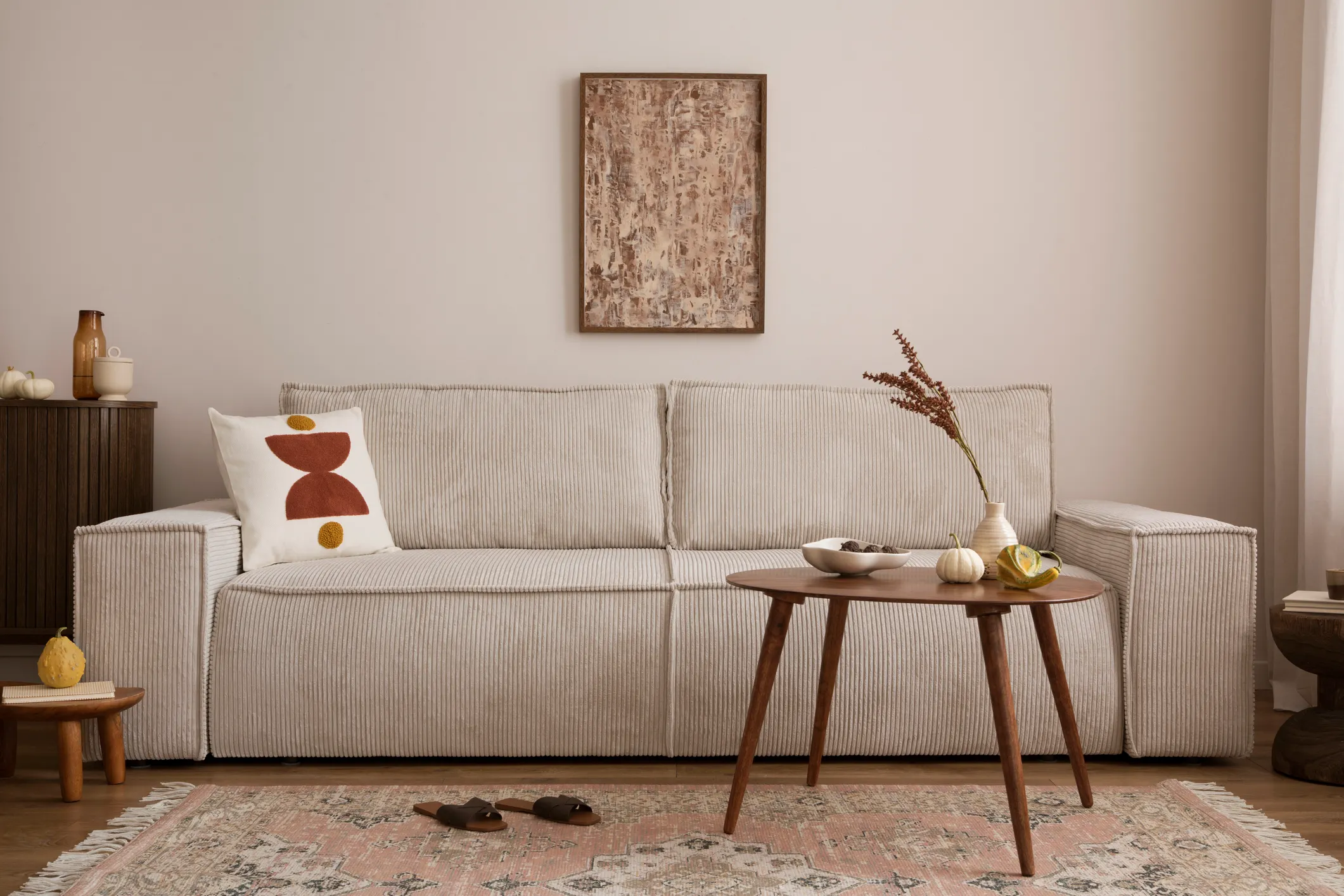 Wystrój domu, Pokój dzienny, Kanapa, Poduszka, Projektowanie wnętrz