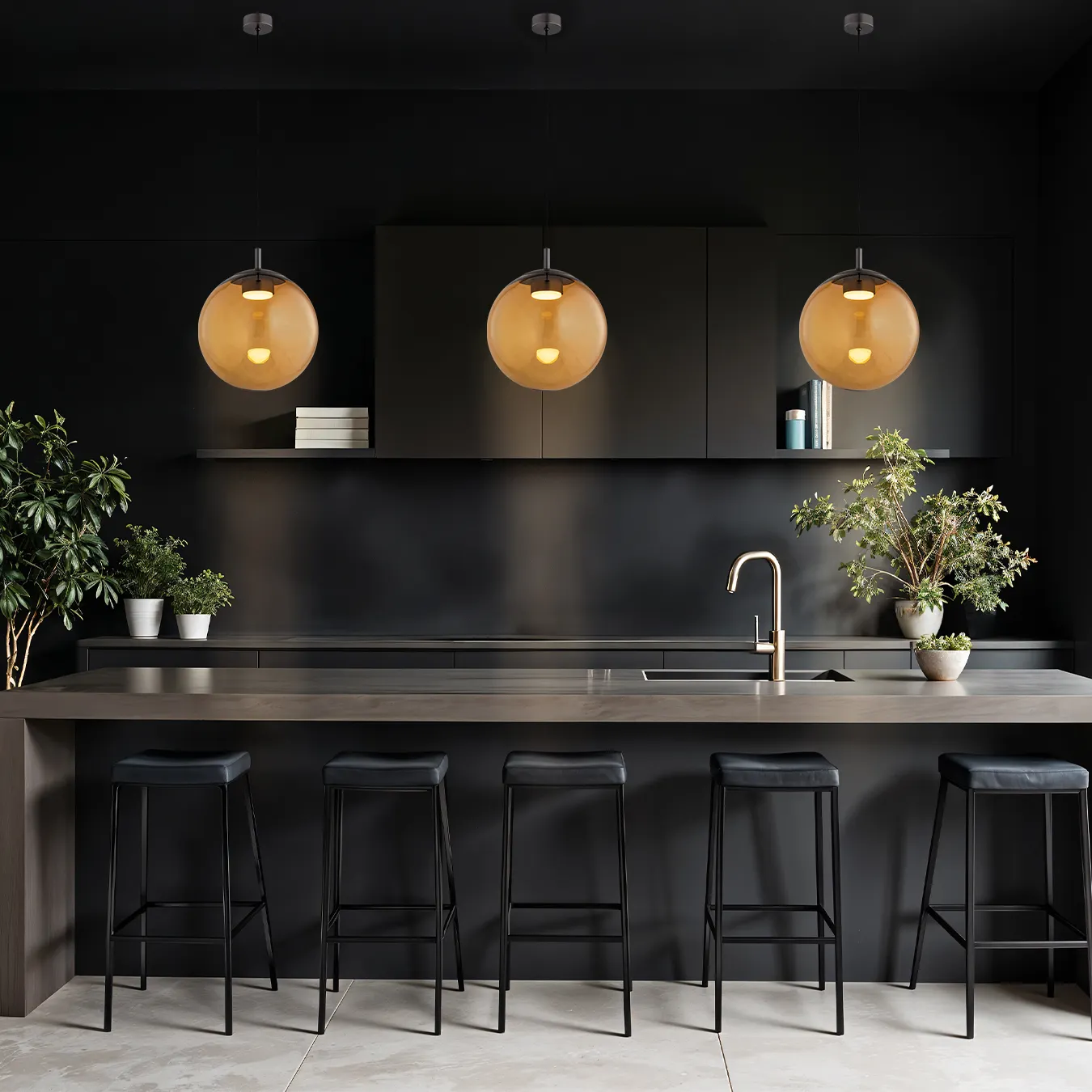 Wewnątrz, Projektowanie wnętrz, Kuchnia, Wyspa Kuchni, Oświetlenie