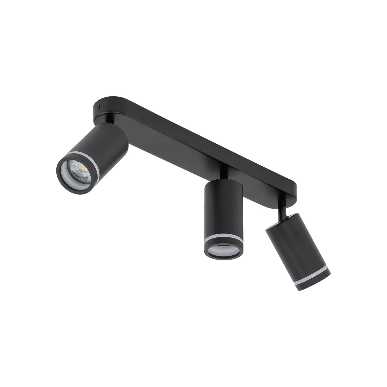 Lampa sufitowa JET czarna metalowa na listwie regulowana 55x15x5cm - TK_6914