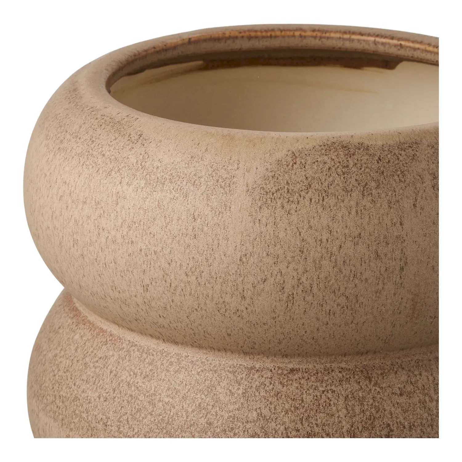 Doniczka ceramiczna FLOWERPOT 19x17 cm brązowa - 4451215