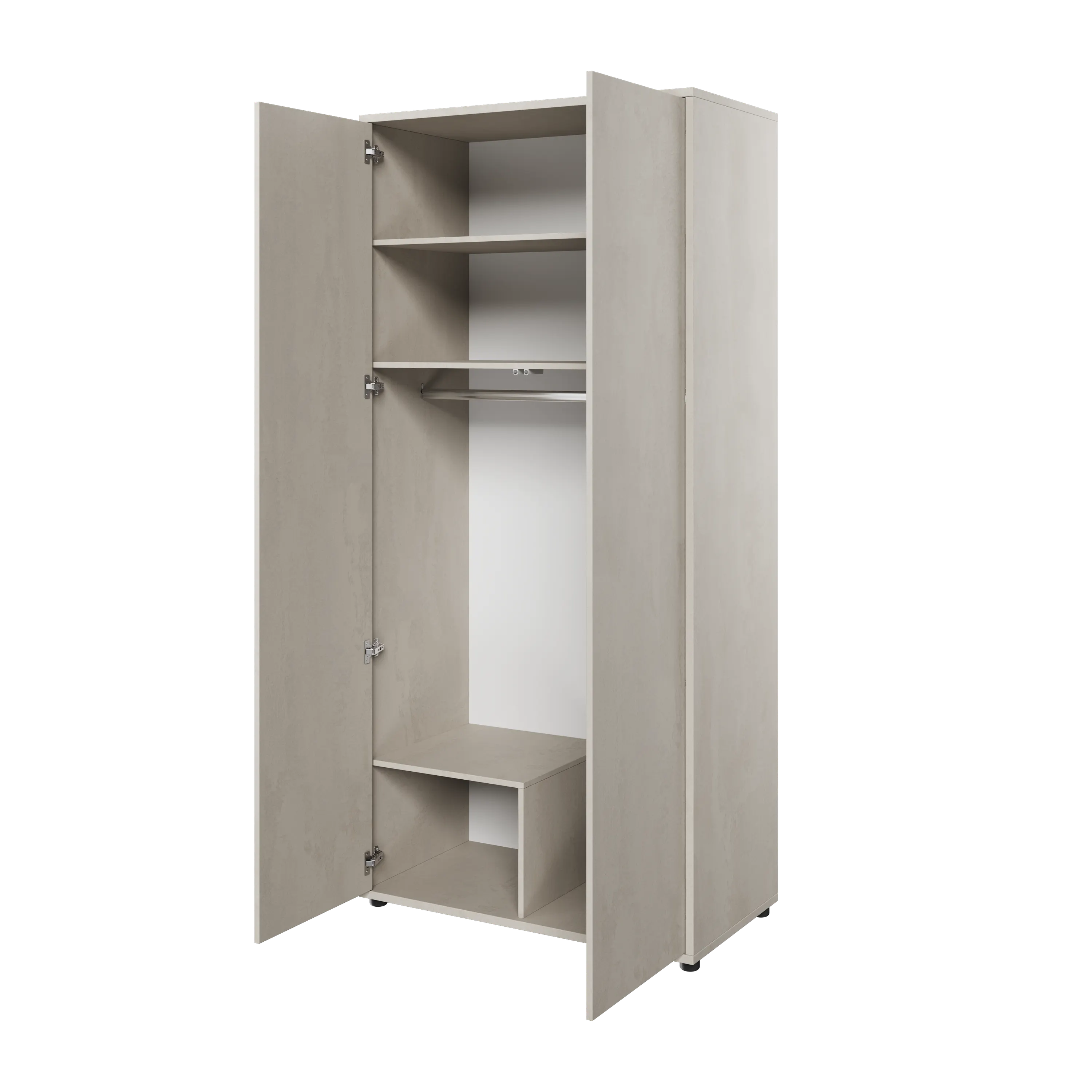 Szafa 2-drzwiowa Teen Flex TF-01 szara - TF1SF