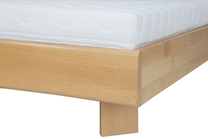 Łóżko bukowe 160x200 LK188 Naturalny DREWMAX - 46533