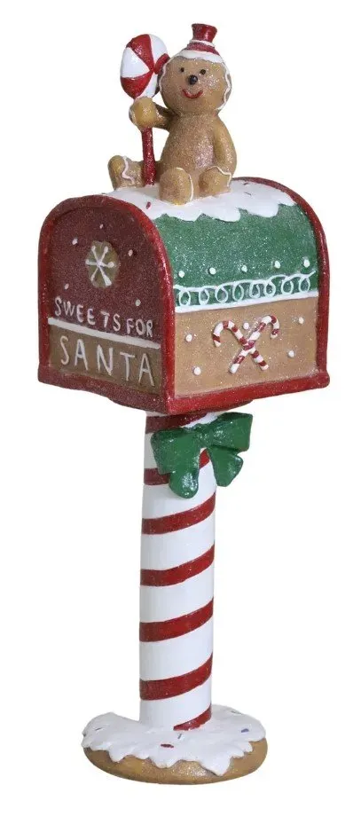 SKRZYNKA NA LISTY z misiem "SWEETS FOR SANTA" 7902 wielokolorowa