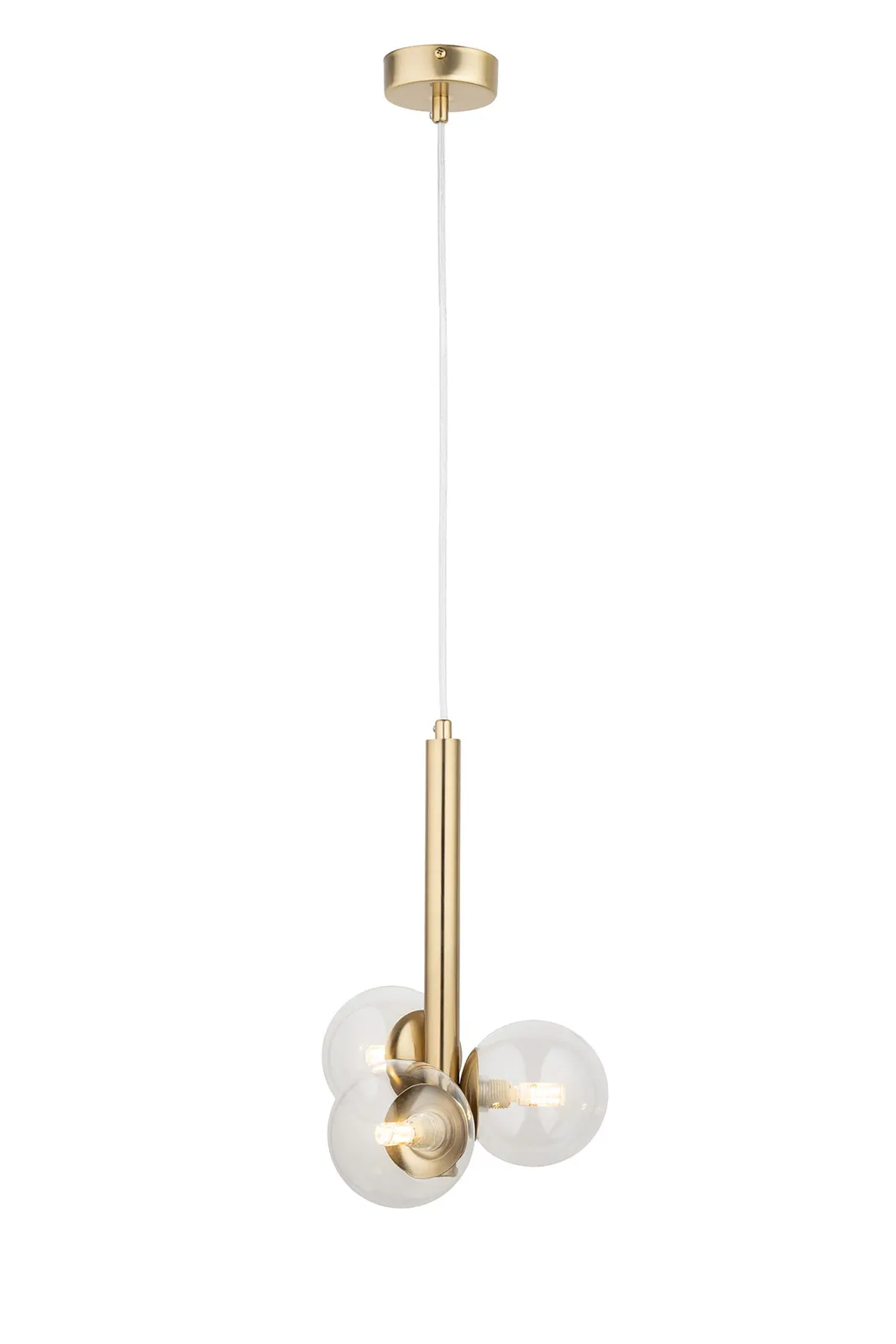 Lampa wisząca PERLA LUX 3 złota