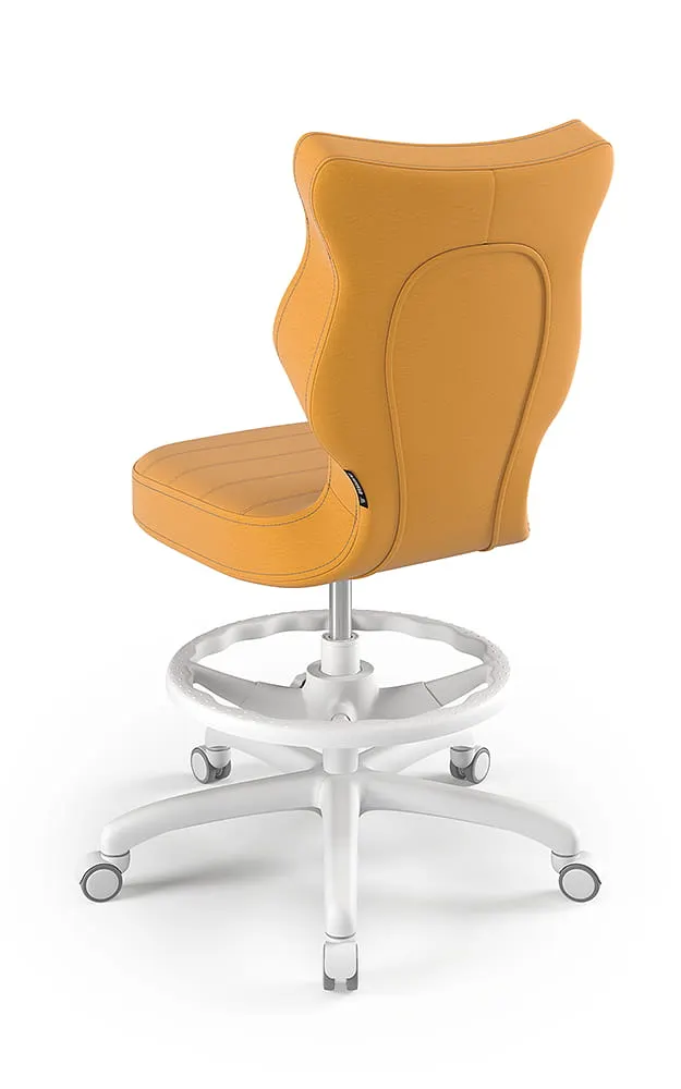 Krzesło młodzieżowe Petit biały Velvet 35 rozmiar 6 WK+P - NB-A-6-A-A-VT35