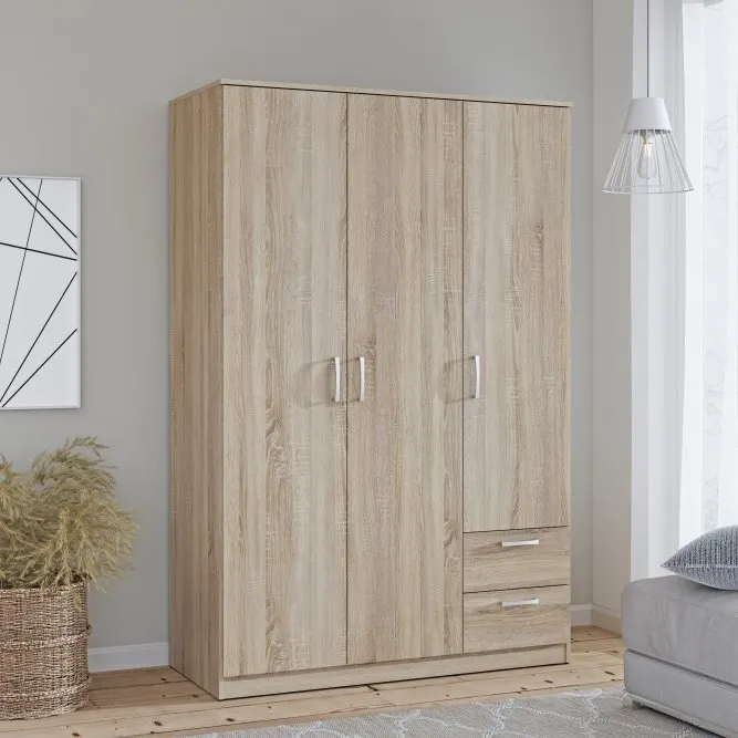 Szafa ubraniowa NIKO Dąb Sonoma NIKS84-D30F FORTE - NIKS84-D30F