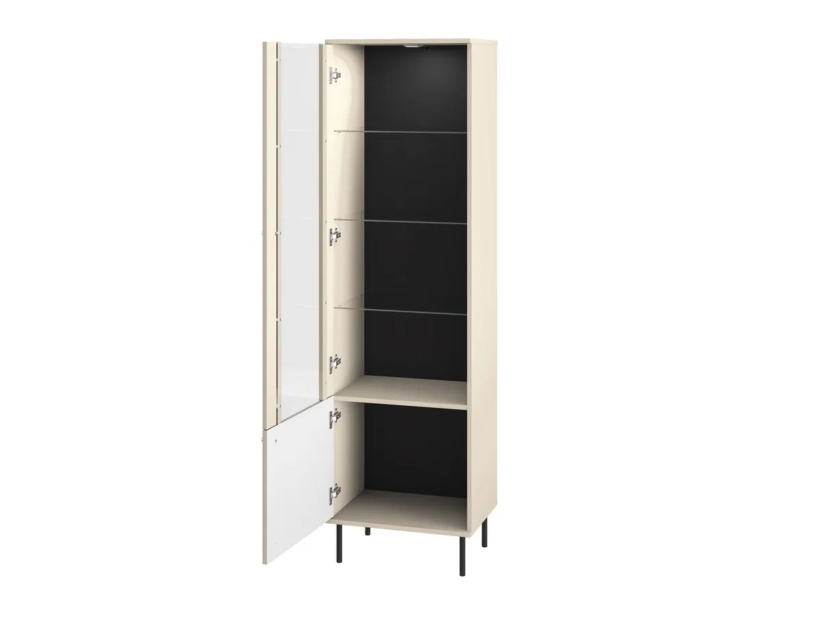 Witryna 1-drzwiowa Sophie 02 cashmere - 1SOPH02-001