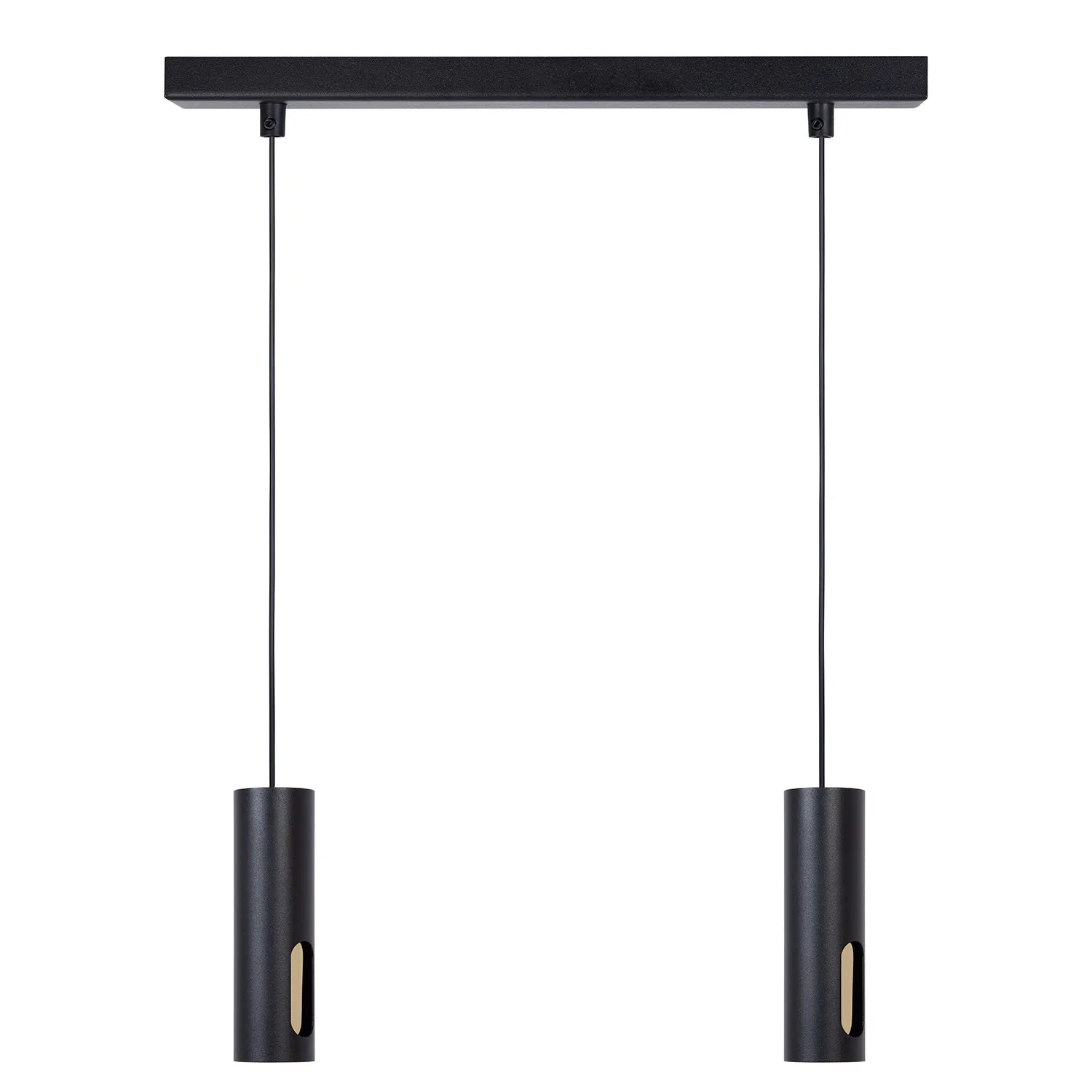 Lampa wisząca stalowa FLOW 2 czarny złoty Wewnątrz, Pokój, Bateria prysznicowa, Elektronika, Ekran