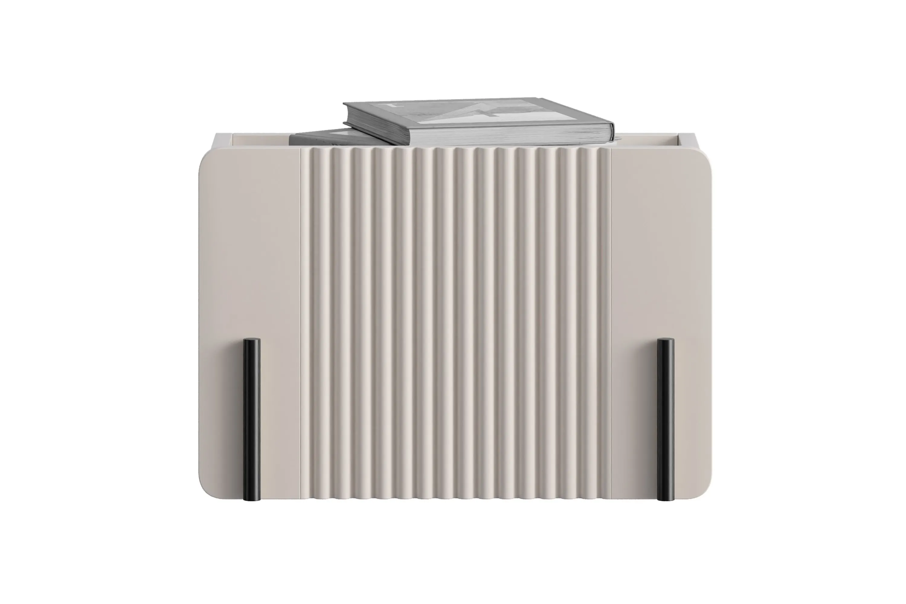 Szafka nocna wisząca z 1 szufladą MALMI 45cm - kaszmirowy - czarny - B_167004