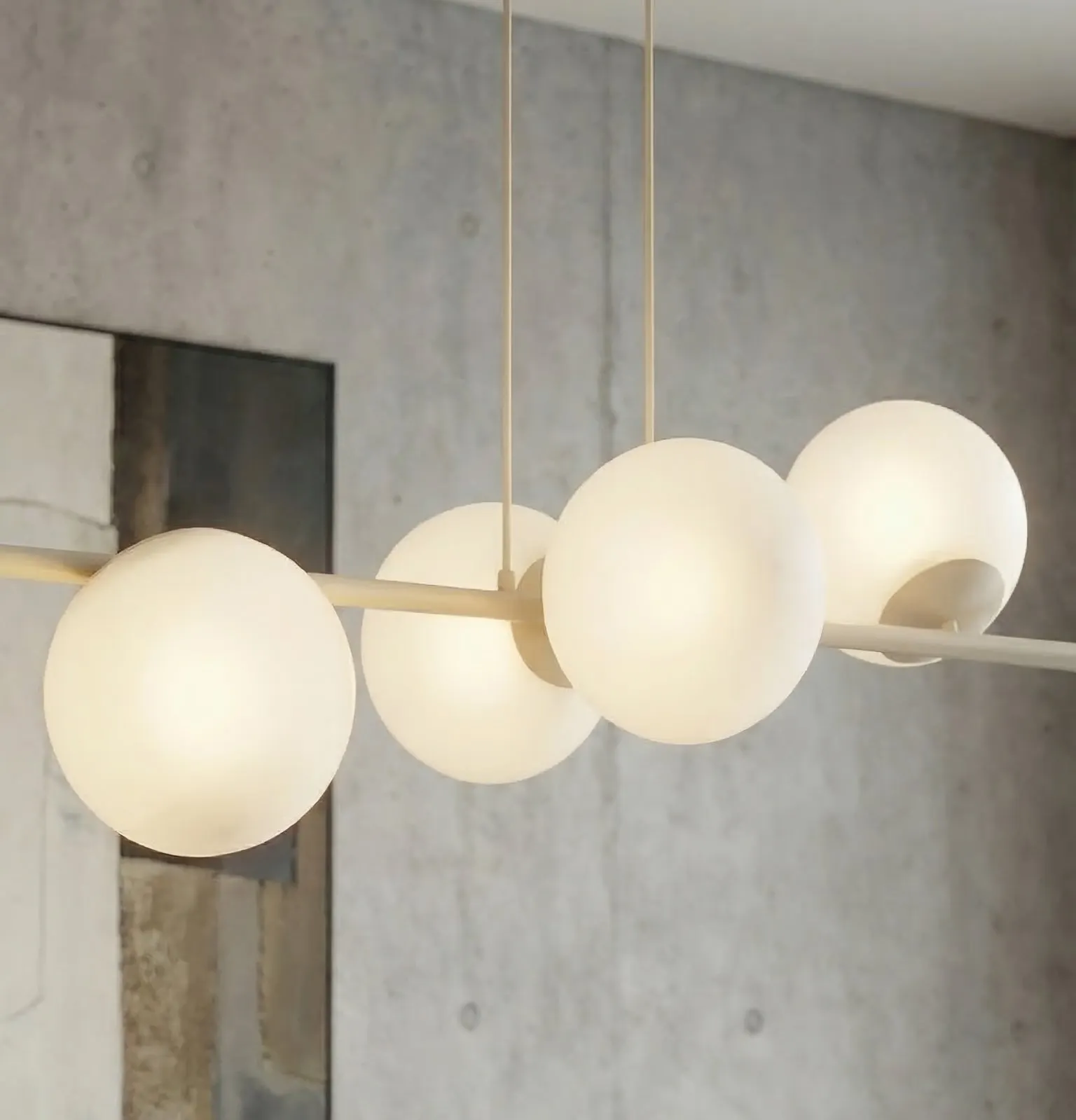 image lampa wisząca, kule LED, kule światła, nowoczesny design, oświetlenie wiszące