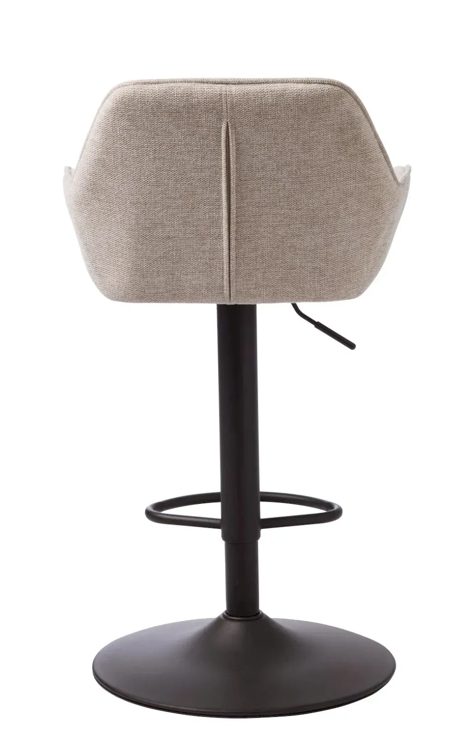 Hoker tapicerowany NOLAN z regulacją wysokości piaskowy - UN_50830000