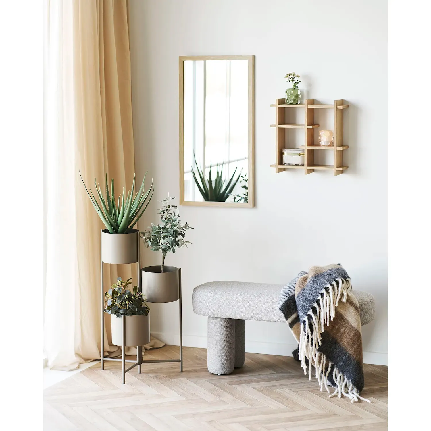 Roślina dekoracyjna w doniczce ARTIFICIAL wys.35cm zielona - 9510001