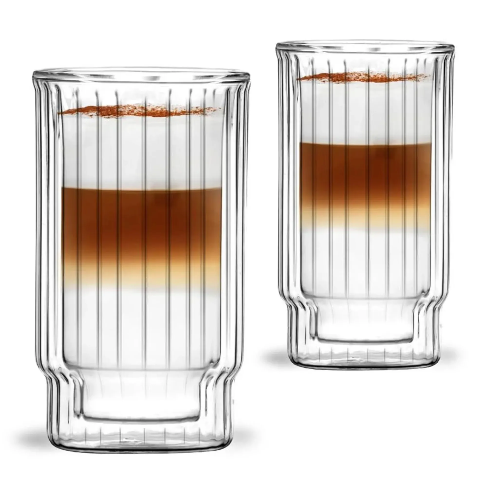 Pucharki do deserów z podwójną ścianką LUNGO 300 ml zestaw 2 szt. transparentny