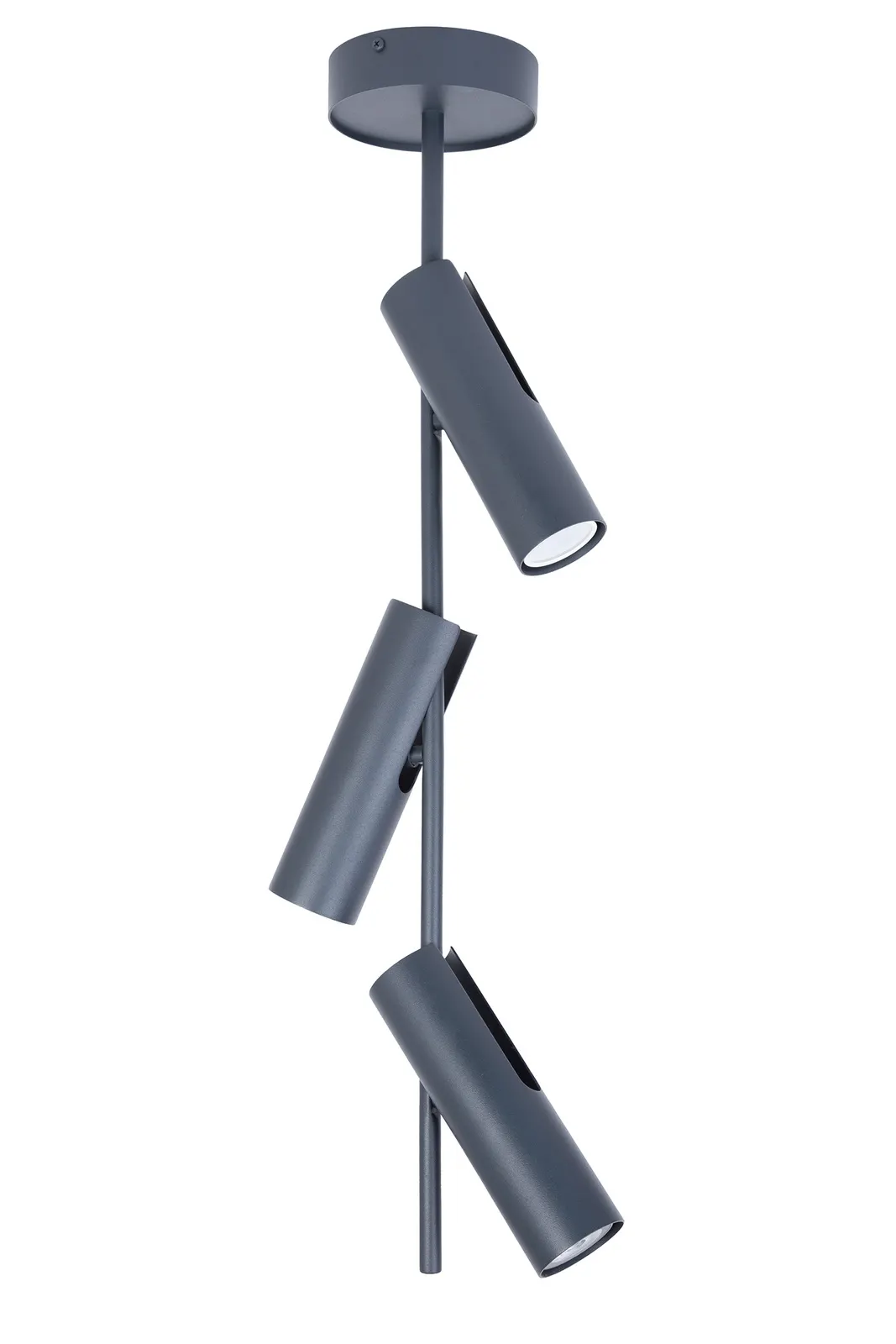 Plafon stalowy LEDA 3 grafit Oświetlenie, Lampa