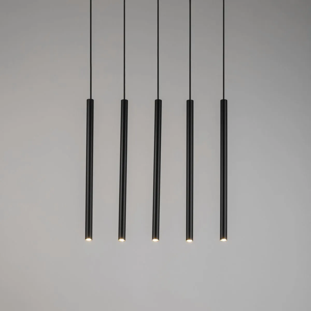 Lampa wisząca SOPEL 5 czarna — zdjęcie 2