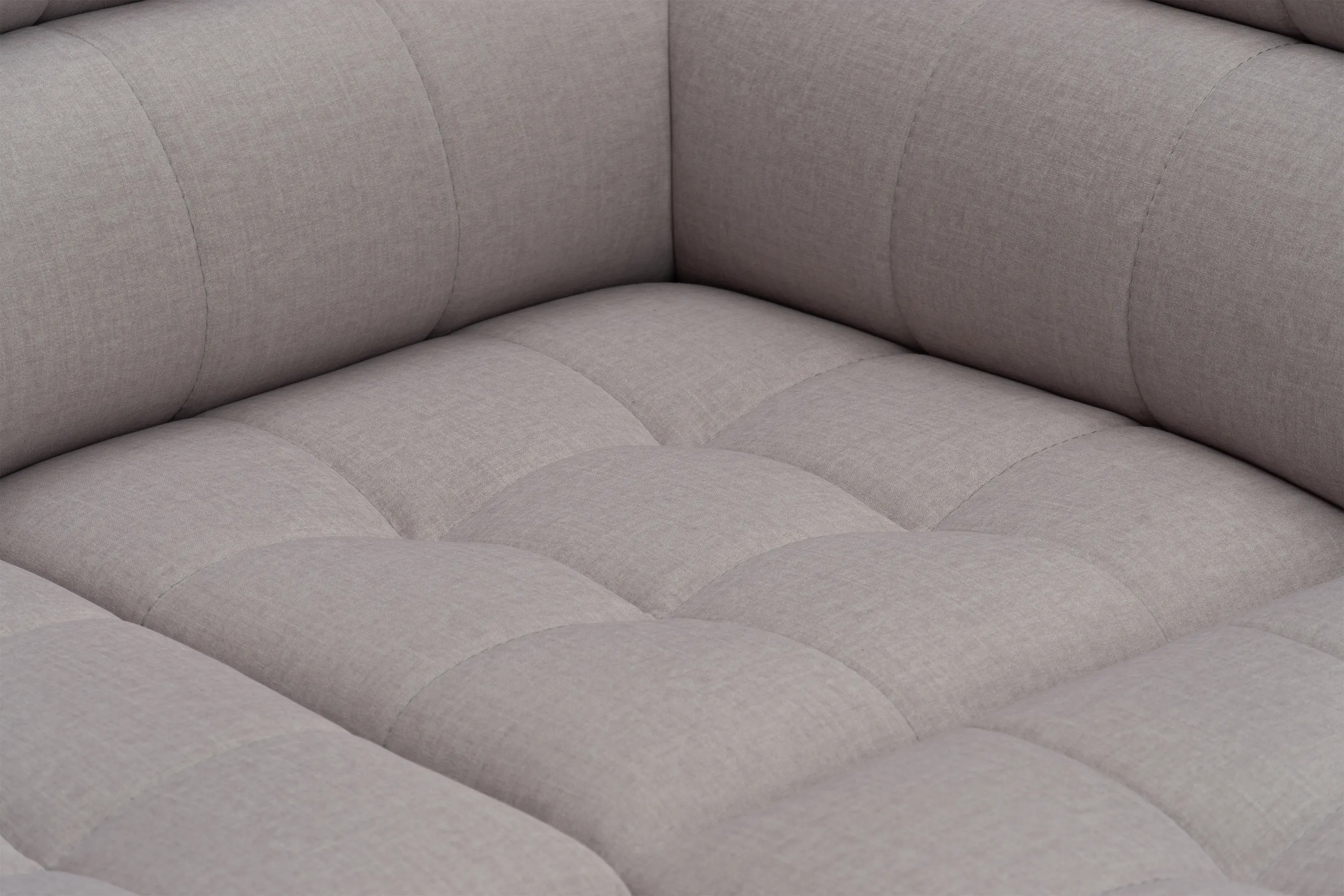 Narożnik lewostronny VALORIS L regulowane zagłówki i podłokietniki tkanina Maya 01 beżowy - B_162434